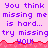 Pixelated text repeats across a pink background with a red jagged bottom edge, showing identical text in two