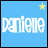 Two side-by-side pixelated images display the name 'Danielle' in different styles and colors, each with a star icon.