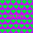 Pixelated heart pattern with alternating green and purple hues, featuring repeated 'ALEX!' text in pink across two