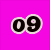 A static image with four distinct text elements on a split background of bright pink and gray, featuring bold black lettering with white outlines.