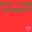 Red background with green pixelated text reading 'nter + loganter + loga' and '(3333333 (3333333', two pink pixelated hearts at bottom.