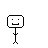 Pixelated stick figure with square head and smile, displayed in multiple showing text variations including 'this is bob.' and 'bob is over-rated'