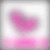 Animated contact sheet showing five frames of a pink heart icon with varying blur and detail, including one frame with pixelated checkered pattern and text "I Love U".