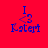 Blue text 'I <3 Kateri' on red background with green horizontal bar moving across different positions.