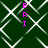 Dark green background with white diamond-shaped lines and vertical pink text 'BRI' repeated four times