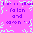 Pixelated text and light blue snowflake-like patterns on a bright pink background with repeated phrases.