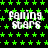 Static image with green star pattern background and repeated 'Paving Stars' text in white pixelated font.