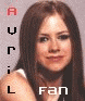 A vertical of nine identical shows a person with long brown hair wearing a white sleeveless top, each displaying the text 'AURIL' vertically and 'fan' horizontally