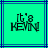 Two identical pixelated icons display 'It's 8 KENN' text on a cyan background with blue lines