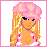 Pixel art buddy icon featuring a cartoon character with pink hair and swimsuit next to "Buddy Putty .com" text on peach background