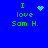Four identical blue backgrounds with green text 'I love Sam H.' and varying pixelated symbols above the text.