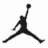 Black silhouette of a basketball player mid-jump holding a ball, displayed in three variations with differing leg positions and background elements.