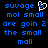 Blue pixelated text on black background with a white and blue heart-shaped icon above the first line of text.