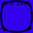 Four identical blue squares with rounded corners and black outlines arranged in a on a solid blue background