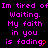 Pixelated text in bright pink on black background with red heart symbol replacing 'g' in fading, repeated twice side-by-side.