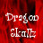 Red background with white text reading "Dragon Skate" in two lines, displayed across multiple