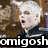 A four- shows a person with short white hair and dark jacket, mouth open in surprise across all