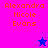 Pixelated text displays "Alexandra Nicole Evans" with a star symbol on two color backgrounds.