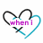 Animated heart-shaped icon with overlapping black and cyan outlines, displaying sequential text phrases over a white background.
