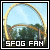 Pixelated 50x50 image showing a golden arch over a landscape with trees and sky, with white text "SFOG FAN" at the bottom.