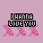 Pixelated pink background with repeated 'I WANNA LOVE YOU' text and dancing figures in varying color states.