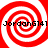Four identical red and white spiral patterns arranged in a with black text "JordanG141" overlaid on each quadrant