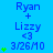 Blue background displays repeated text entries with green star icons, showing animation progression from one to three stars.