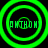 Four green concentric circles with pixelated text inside each, arranged in a on black background