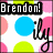 Animated icon with multiple showing a person in various poses and expressions, including text overlays like "Brendon!" and "Urie!" on colorful backgrounds