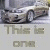 Animated sequence showing a silver sports car from multiple angles with text overlays reading "This is one" and "BADASS" above the vehicle.
