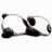 Pixelated panda icon with black and white coloring on a white background, alongside text reading "AnimeIM" and "COM" on a black background.