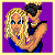 Pixelated animation of two figures dancing with text displaying 'You Got Me', 'So...', and 'CRAZY IN LUV' in purple and red lettering