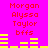 Pixelated text and yellow bar graphs on a bright pink background, with two identical static frames showing the same layout.