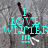 Pixelated image of a figure in maroon and black clothing with arms raised, overlaid by cyan text reading "I LOVE WILMER III" on left side and "I NEED WILMER III" on right side.