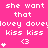 A static image with a bright pink background displaying repeated white text and symbols in a pattern