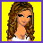 A 4-frame animated contact sheet showing a pixel-art character in various poses with