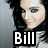 A 2x2 contact sheet of a four-frame animated icon showing a woman's face, text