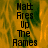 Pixelated text 'Matt Fries Up The Aames' on a yellow-green textured background with a gray rectangular area on the right.