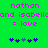 Green background with pink text reading 'nathan and isabella = love' above two of blue and gray heart icons