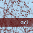 A static image with a light blue background patterned by dark red branching lines, overlaid with horizontal brown bars containing repeated text and small white dots.