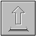 16 pixel-art button states showing a blue arrow icon in various gray and white button designs with some frames displaying a white arrow outline
