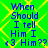 Green background with yellow diamond pattern, blue text repeating 'When Should I tell Him I <3 Him??' in two , no visible animation changes across observations