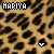 Animated buddy icon featuring leopard print background with "MARIYA" text and heart-shaped cursor changes across two frames.