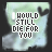 A 5x5 contact sheet of animated frames showing a pixelated text-based icon with the phrase "I WOULD STILL DIE FOR YOU" over a cloudy background, where each frame displays slight variations in text opacity and background blur.