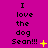 Pixelated text on magenta background with yellow symbols changing across frames.