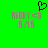 Green background with pink text reading 'RiGKY<9 5/15' and a black pixelated heart symbol above the text on the left side.