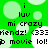 Green background with light green circles and white circles, displaying repeated text phrases in black pixelated font.