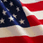 American flag on left, red background with black text listing fascism, communism, nazism as unsolved problems.