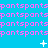 A static image with a bright blue background filled with repeating pink text and scattered white star-like shapes.