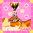identical pixel art featuring a trophy on a pink background with stars and the text 'crunk cup' in yellow